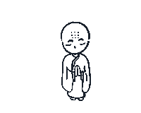 Monk Sticker