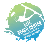 kiteBeachUAQ surf waves swinging kitesurf Sticker