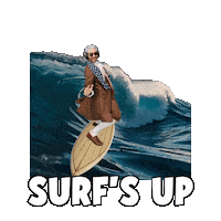 Surf Up Sticker