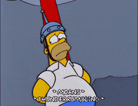 scared homer simpson GIF