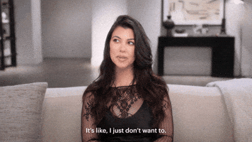 I Dont Want To Kourtney Kardashian GIF by HULU