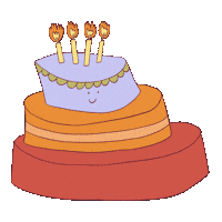irina-selaru happy happy birthday cake colorful Sticker