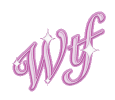 pink wtf Sticker by Katri Tikkanen