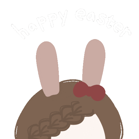 Easter Eggs Rabbit Sticker