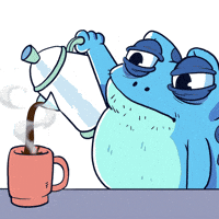 Waking Up Morning Coffee GIF by Croakey