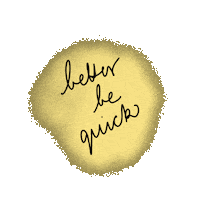 Be Quick Love Sticker by Lykkeconceptstore