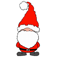 Santa Claus Christmas Sticker
