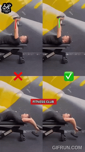BamBamDoubleBB giphyupload dumbbell pullovers - chest exercise GIF
