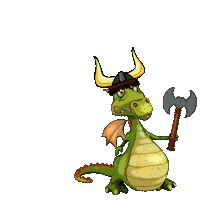 Dragon Vikings Sticker by Drachenhort