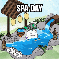 Relaxing Hot Tub GIF by Magic Eden