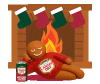 Fireplace Sticker by Canada Dry Ginger Ale