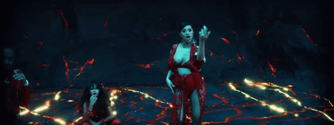 Selena Gomez GIF by Cardi B