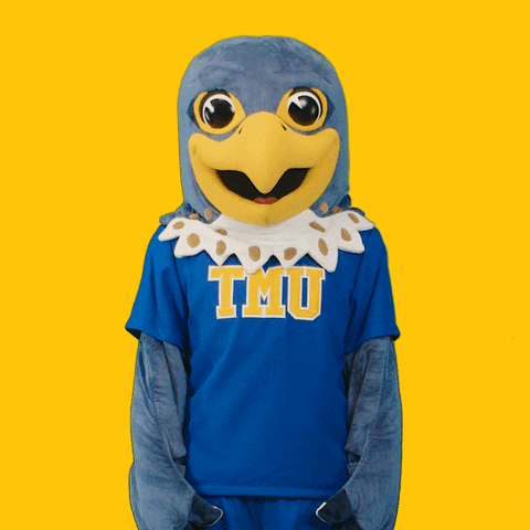 Mascot What GIF by Toronto Metropolitan University
