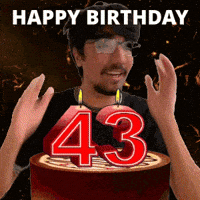 Happy 43 GIF