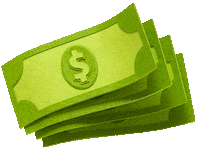 Save Cash Money Sticker by Tommy Perez