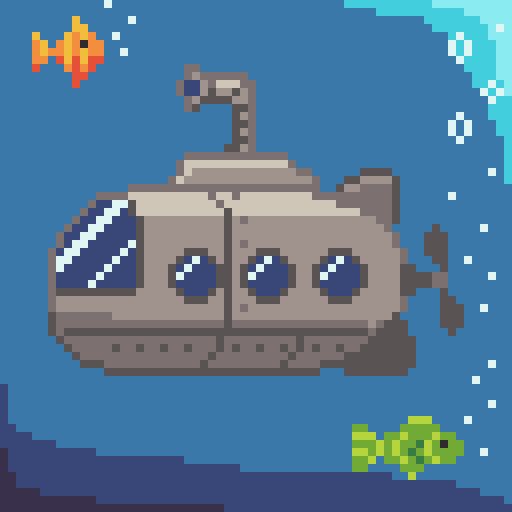 phonoforest giphyupload pixelart ocean fish GIF