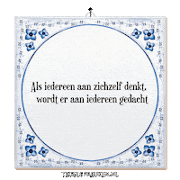 Respect Nl Sticker by Tegelspreuken.nl