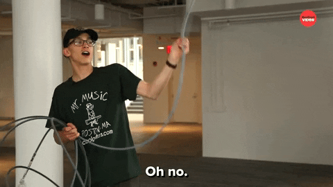 Oh No Lasso GIF by BuzzFeed