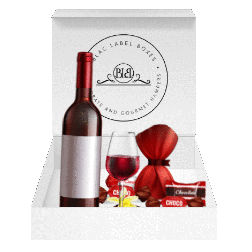 Wine Gourmet Sticker by Blac Label Boxes