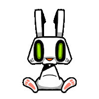 rabbit bounce Sticker