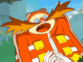 Shocked Sonic The Hedgehog GIF