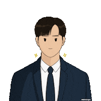 Korean Drama Man Sticker