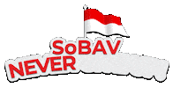 Never Give Up Merdeka Sticker by Bina Artha
