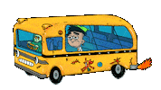 Sad Bus Sticker by Mr Tronch