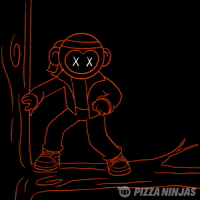 Monkey Flip GIF by Pizza Ninjas