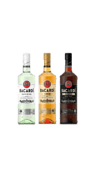 Rum Bottles Sticker by Bacardi