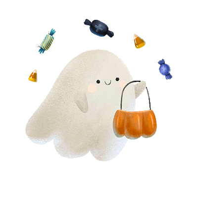 Trick Or Treat Halloween Sticker