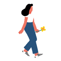 Flower Chill Sticker