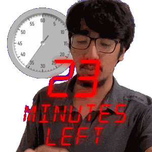 23 Minutes Sticker