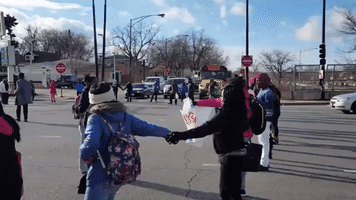 Chicago High School Students Protest Police