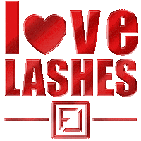 heart eyelashes Sticker by Flawless Lashes By Loreta