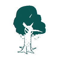 GoForest forest trees wood woods Sticker