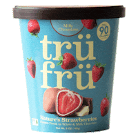 Strawberry Sticker by Tru Fru