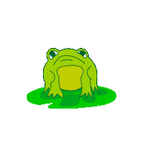 Jump Frog Sticker