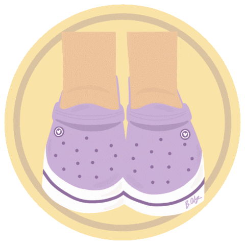 Daisy Crocs Sticker