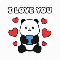 I Love You GIF by Kanpai Pandas