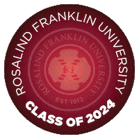 Rfu Sticker by Rosalind Franklin University of Medicine and Science