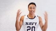 navyathletics navy athletics navy basketball navy mens basketball navy mbb GIF