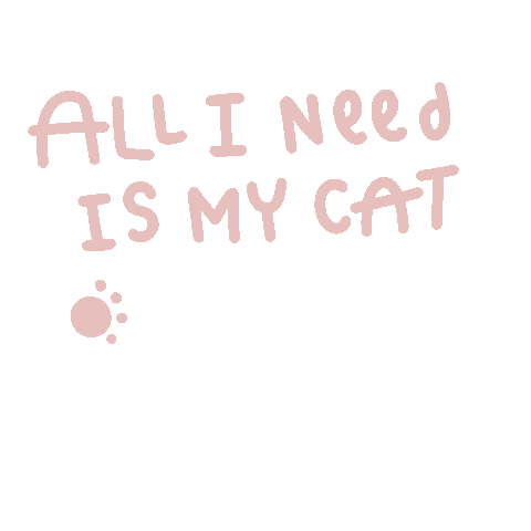 Valentines Day Cat Sticker