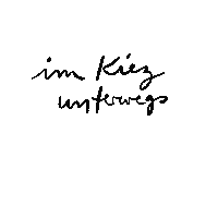 Unterwegs Sticker
