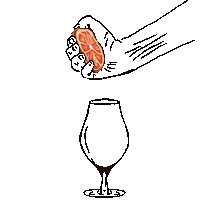 alexandraandreeva0bfe beer orange bar drinks Sticker