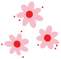 Pink Flower Sticker