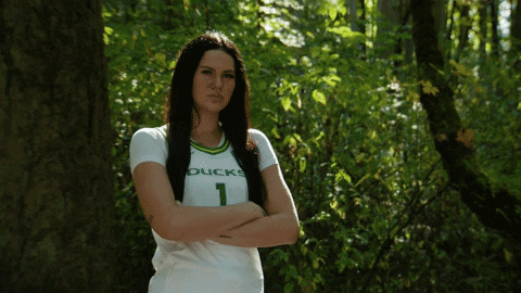 Womens Basketball Oregon GIF by GoDucks