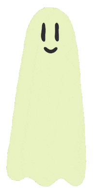 Happy Ghost Smile Sticker