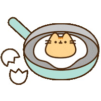 Hungry Good Morning Sticker by Pusheen