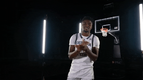 Georgia Tech Basketball GIF by Georgia Tech Yellow Jackets